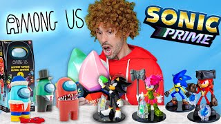 Billys Toy Review | Among us \& Sonic  Stocking Stuffers!