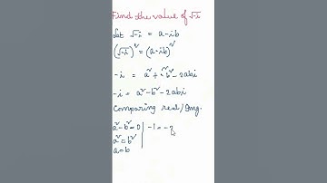 Square Root of –i in 1 Minute 🤯 | Class 11 Complex Numbers Trick