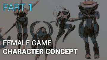 Female Game Character Concept PART 1