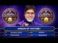 Win ₹1,000 | Guess the Youtuber | KBC Quiz