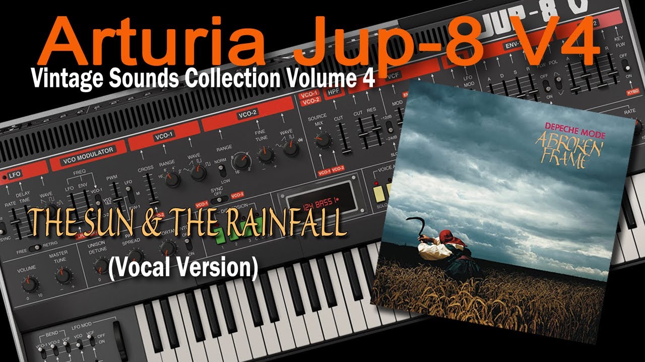 Depeche Mode - The Sun And The Rainfall (Vocal Version) | Arturia Jup-8 V4 | Preview