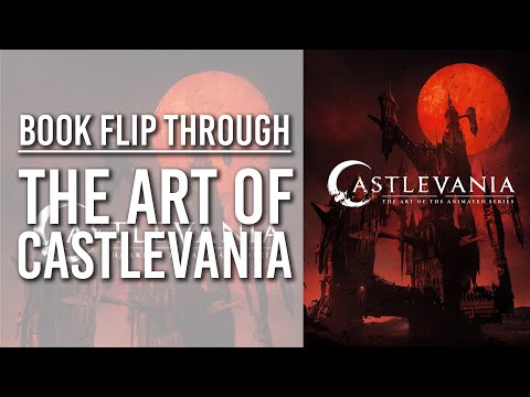 CASTLEVANIA THE ART OF THE ANIMATED SERIES - Flip through art book