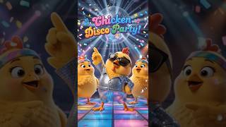 Chicken Disco Party 🐔🪩 #shorts#funny