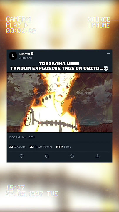Tobirama uses tandem explosive tags on Obito #shorts #anime #naruto #tobirama #hashirama #sasukeedit