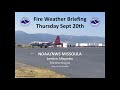 NWS Missoula Fire Weather Briefing