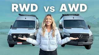 Is the AWD Sprinter Van Worth It? AWD vs RWD Mercedes Sprinter Van by Sara & Alex James  18,026 views 2 months ago 4 minutes, 47 seconds