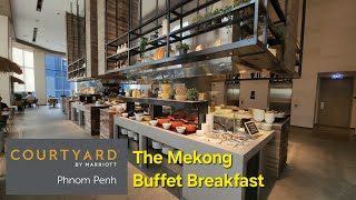 The Mekong Buffet Breakfast Courtyard by Marriott Day 1 Phnom Penh Cambodia ភ្នំពេញ កម្ពុជា