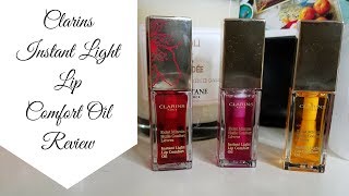 Clarins Instant Light Lip Comfort Oil Review | B. Beautiful Looks