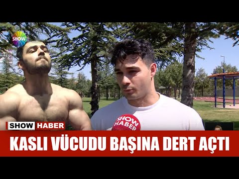 Kaslı vücudu başına dert açtı