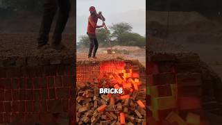 Do you know how traditional bricks are made #fyp #knowledge