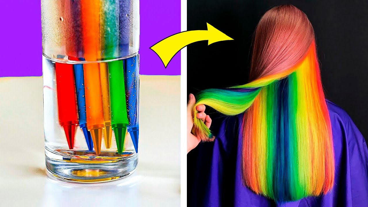 Trendy makeup hacks, hair dyeing tricks and nail art techniques