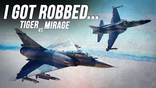 F-5 Tiger Vs Mirage 2000 Dogfight | Digital Combat Simulator | DCS |