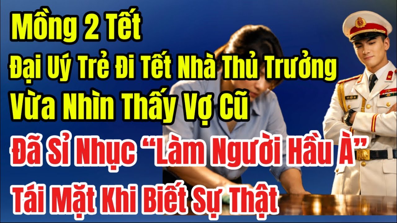 Mồng 2 Tết, Đại Uý Trẻ Đi Tết Nhà Thủ Trưởng, Nhìn Thấy Vợ Cũ Đã Sỉ Nhục Người Hầu, Tái Mặt Khi Biết