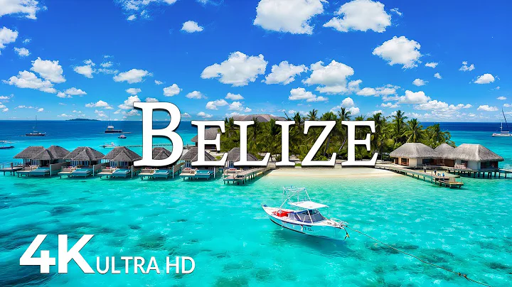 FLYING OVER BELIZE (4K UHD) – Soothing Music Along With Beautiful Nature Video - 4K Video ULTRA HD