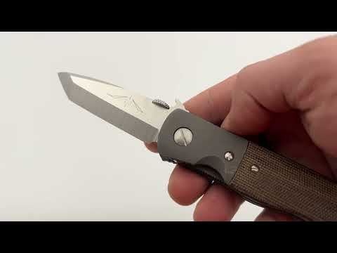 Ernest Emerson Mini CQC-7W Steel Flame Package Knife From Recon 1