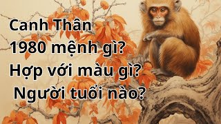Tuổi Canh Thân 1980 mệnh gì? Hợp với màu gì, người tuổi nào?