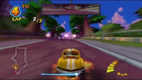Crash Tag Team Racing PS2 Once Upon A Tire