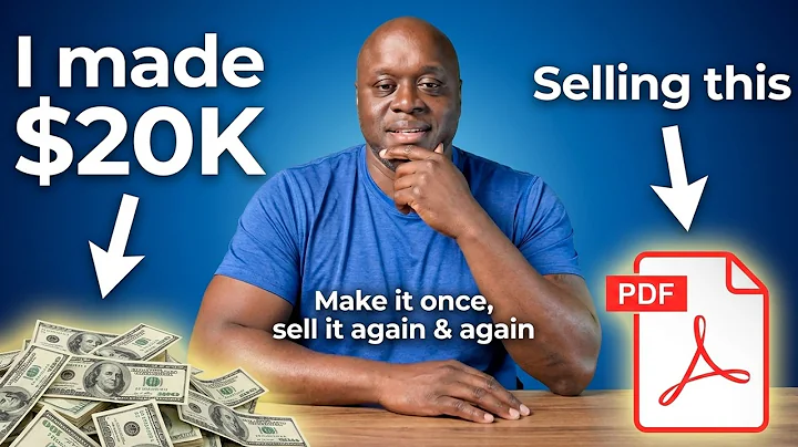 EASY PASSIVE INCOME IDEA | How I make money selling digital products