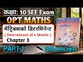 Class 10 Optional Maths Matrix Chapter 3 Full Explanation Part 1 | SEE Exam Nepali 2083