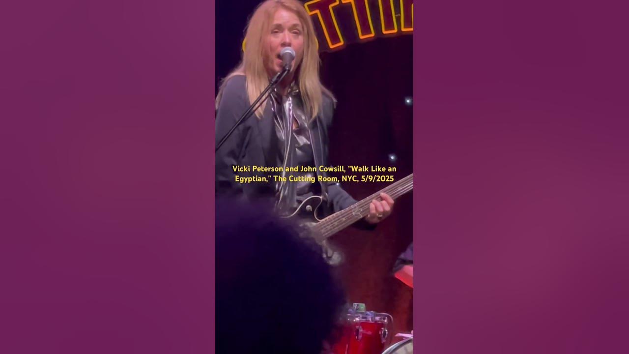 Vicki Peterson & John Cowsill, “Walk Like an Egyptian,” The Cutting Room, NYC, 5/9/25 #bangles #80s