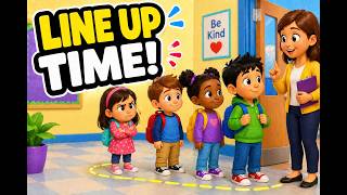 Lining Up at School 🏫 | Social Story for Kids ⭐