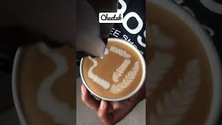 Cheetah ??? Latte art world #coffee #latteart