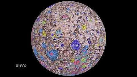 USGS releases first ever comprehensive geologic map of the Moon