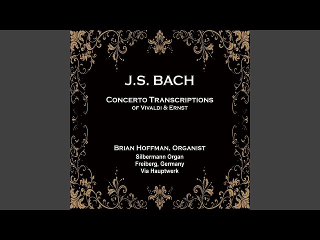 Concerto in C, BWV 594: I. Allegro