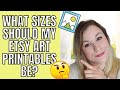 WHAT SIZE ART PRINTS SHOULD I SELL ON ETSY? ETSY PRINTABLE ART SIZES - SELL PRINTABLES ON ETSY