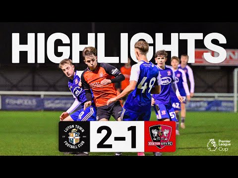 HIGHLIGHTS: Luton Town U21s 2 Exeter City U21s 1 (3/12/25) Premier League Cup
