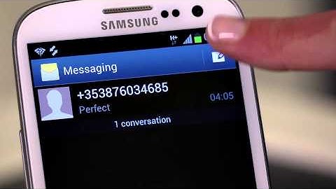 Samsung Galaxy SIII - Reading and writing text messages