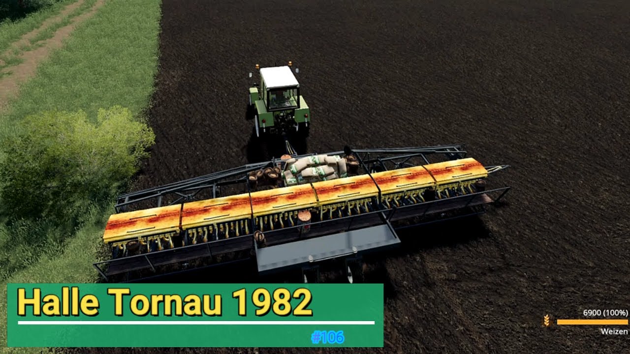 LS19 Halle-Tornau 1982 EP106 | Neue Sämaschine Fortschritt A203