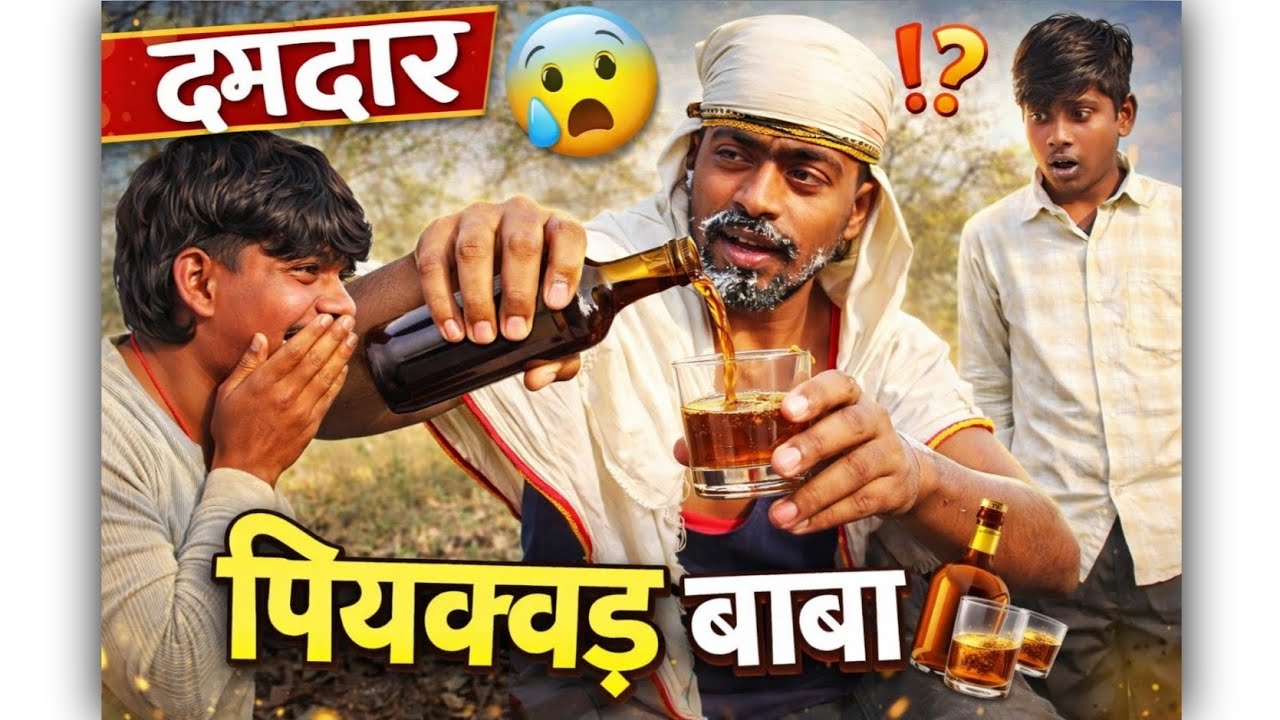 बाबा ❌ पियक्कड़ बाबा funny video viral comedy trending bhojpuri video comedy पियक्कड़ बाबा