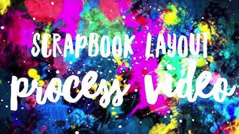 Scrapbook Layout- Play Moodboard