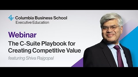 The C-Suite Playbook for Creating Competitive Value