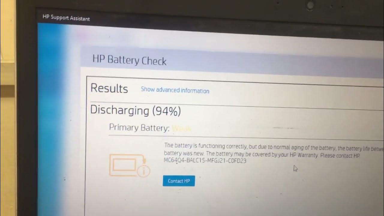 how-to-check-hp-laptop-battery-health-youtube