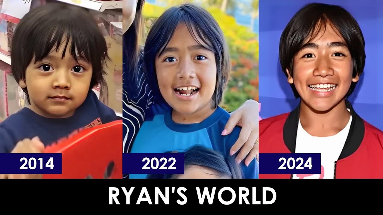 Ryans World Ryan Kaji Transformation From Baby To 11 Years Old