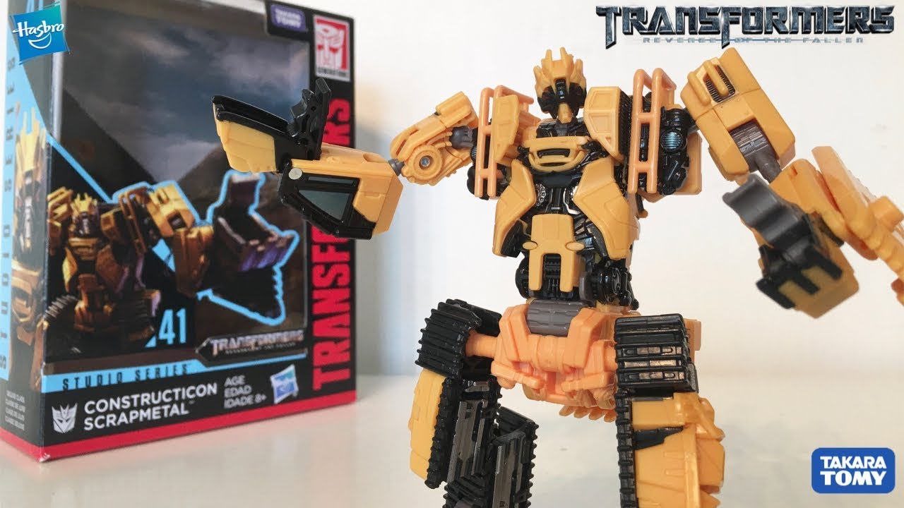 Transformers Deceptions Scrap metal Studio Series WITH BOX Bulldozer 6001-8C