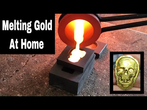 Melting Gold - Smelting Gold At Home