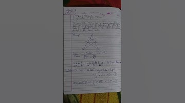 10 class maths ch-6 Basic proportionality Theorem proof