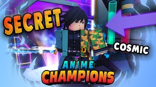 I GOT THE FIRST COSMIC SECRET GIYU UNIT [NEW] Anime Champions Simulator 