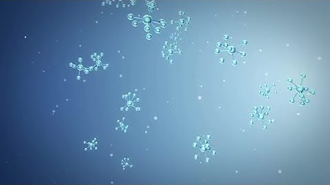 Animation Falling Of Models Molecules Stock Motion Graphics