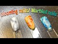 How to MARBLE NAILS using blooming polish from modelones