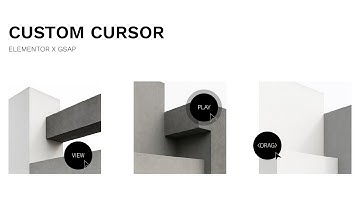 Tutorial With Code: Magic Cursor in Elementor with GSAP – Interactive Website Effect