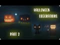 How to build a Scary Halloween - Minecraft Halloween Decorations! PART 2! [ Girl Builder Pachi ]