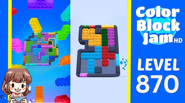 Color Block Jam Level 870 Solution Walkthrough