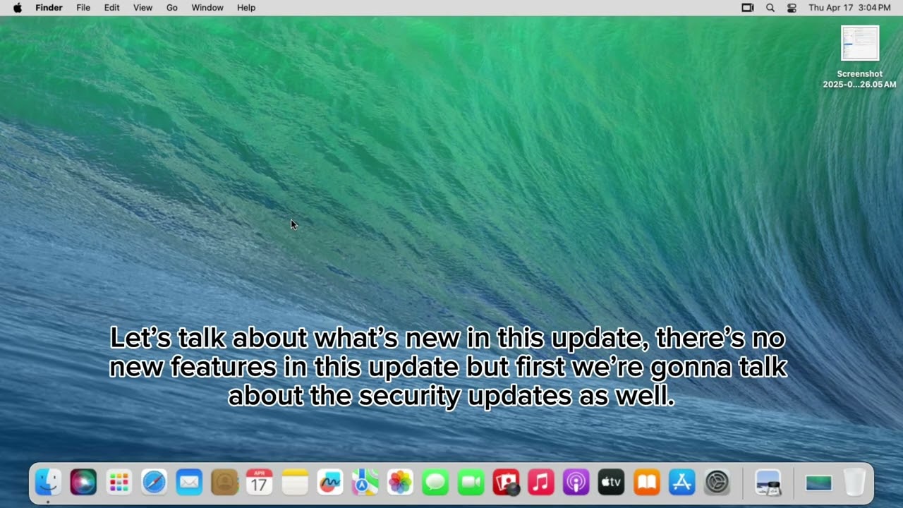 What’s new in macOS Sequoia 15.4.1?