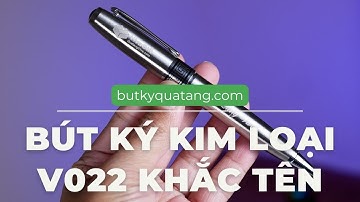 Bút ký khắc tên theo yêu cầu|| Bút ký kim loại V022 khắc tên làm quà tặng doanh nghiệp