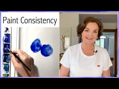 Paint And Water Consistency In Watercolor: Beginner Watercolor Tips