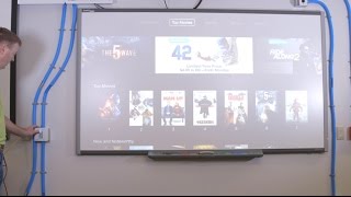 Autoswitching Wallplate With Eight-On Control Panel Installation